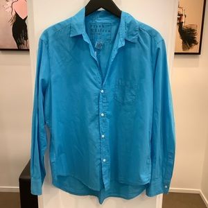 Frank & Eileen Sky Blue Button Up Shirt Blouse